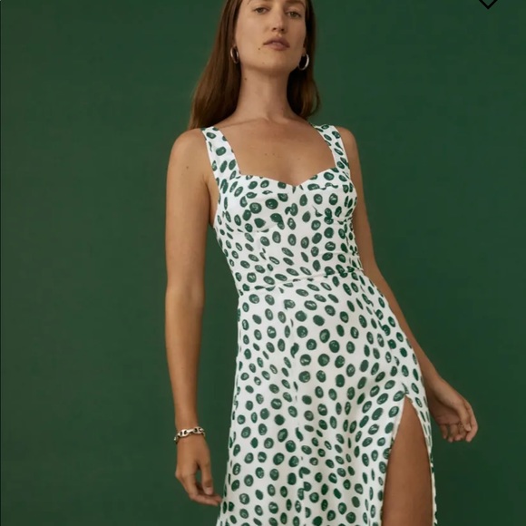 ReformationFulton Dress Tapioca - Picture 5 of 9